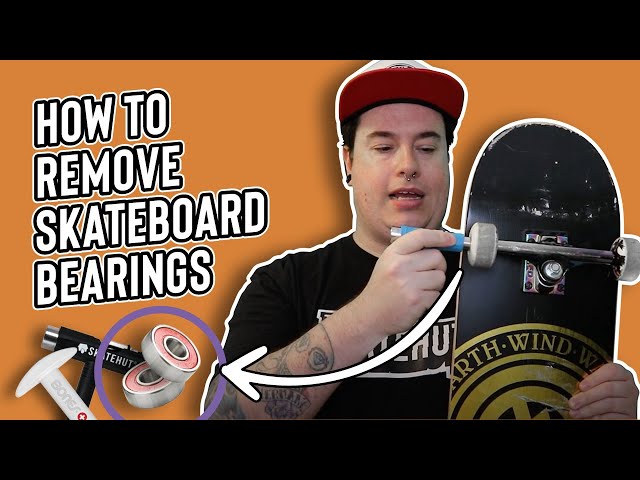 How To Remove and Insert Skateboard Bearings