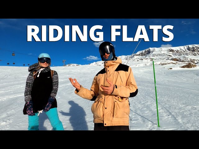 Snowboarding Tips - How to Ride the Flats - With a Real Beginner