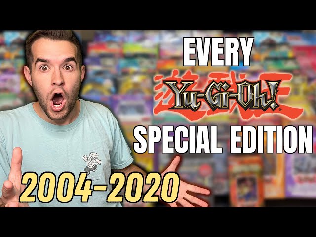 Opening EVERY Yugioh Special Edition EVER RELEASED!