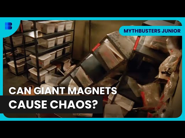 Can Magnets Wipe Data? - Mythbusters Junior - S01 EP110 - Science Documentary