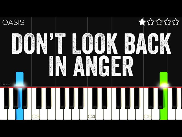 Oasis - Don't Look Back in Anger | EASY Piano Tutorial