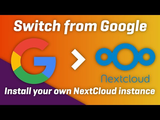 Switch from Google to Nextcloud in 4 command lines
