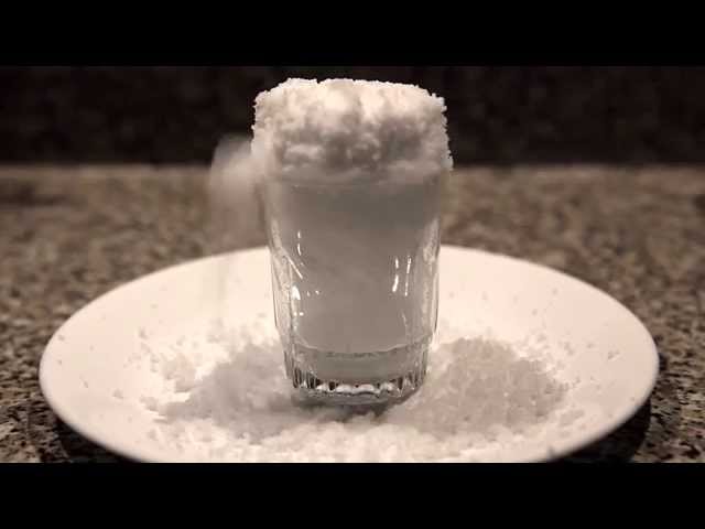 Demonstration of Instant Snow (Sodium Polyacrylate)