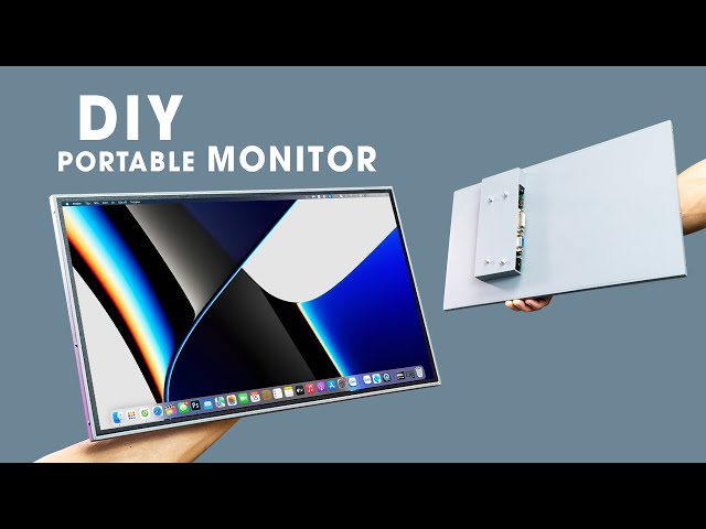 DIY Portable Monitor made of an old Laptop screen
