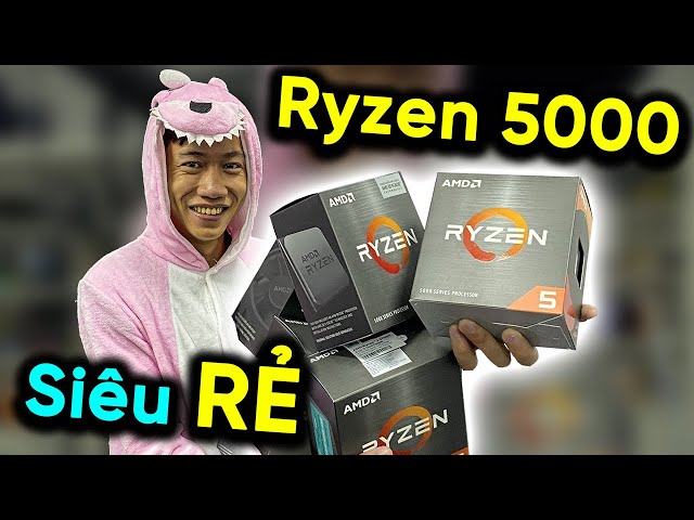 Cuối cùng AMD cũng có Ryzen 5000 giá RẺ cùng 5800X3D - Ryzen 5 5600 - 5500 - 4500