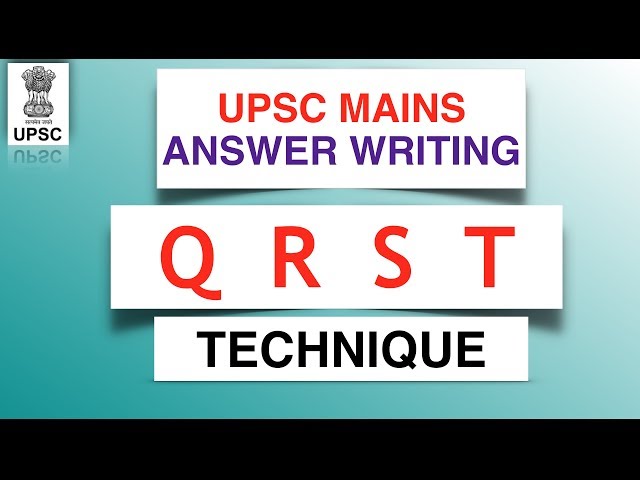QRST Formula for UPSC Mains Answer Writing