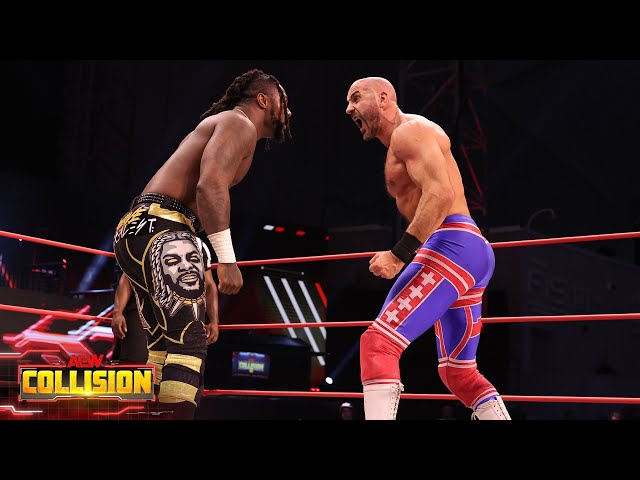 AEW World Champ Swerve Strickland goes 1-on-1 with BCC’s Claudio Castagnoli! | 4/27/24 AEW Collision