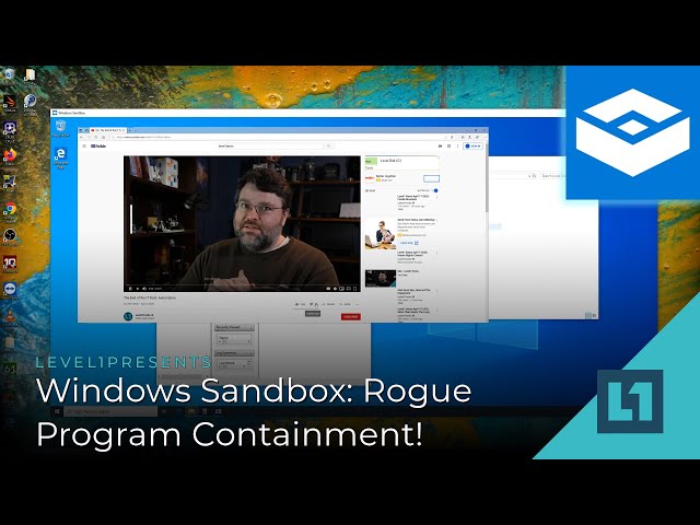 Windows Sandbox: Rogue Program Containment!