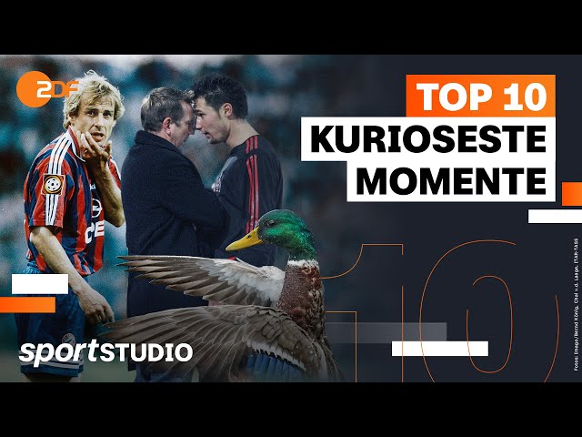 Top 10 der kuriosesten Momente der Bundesliga-Geschichte | sportstudio