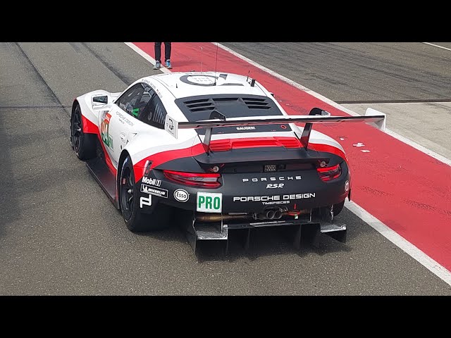 Privately-Owned Porsche 911 RSR Le Mans 24h Sound on Red Bull Ring!