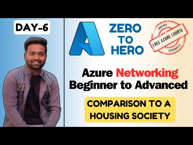 Day-6 | Azure Networking Basic to Advanced | Best Azure Networking explanation ✔️