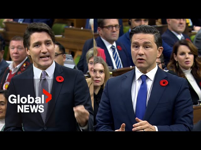 Trudeau taunts Poilievre to “put his glasses back on,” says he has no climate "vision"