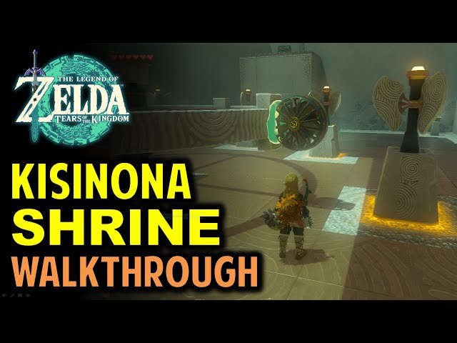 Kisinona Shrine Puzzle: Wind Power Walkthrough | Legend of Zelda: Tears of the Kingdom