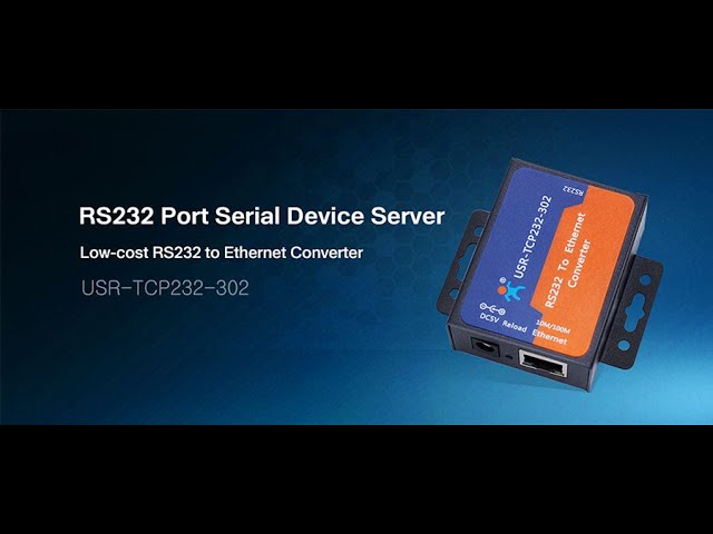 USR-TCP232-302 1-port RS232 to Ethernet Converters