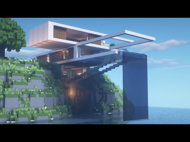 Minecraft Tutorial | Modern House | Gracium - Modern City #19