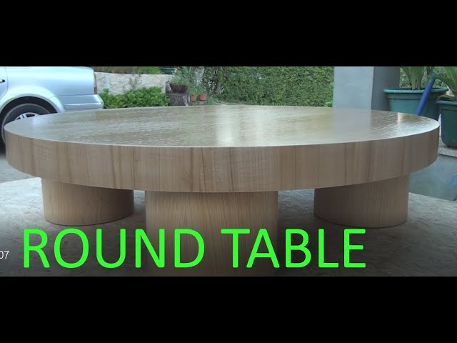 Giant Solid Table in natural OAK
