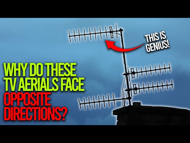 The TV Aerials In This Town Face The Wrong Way - The Reason Is Genius!