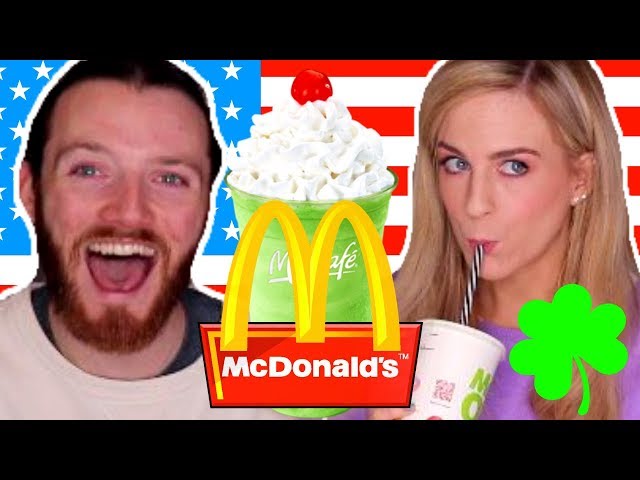 Irish People Try McDonalds Shamrock Shakes For the First Time
