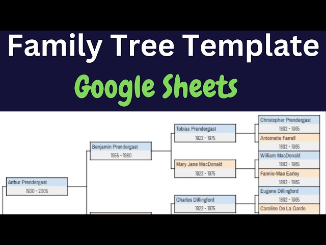 Create A Family Tree In Google Sheets