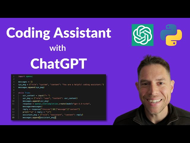 Build your own coding assistant with ChatGPT and Python