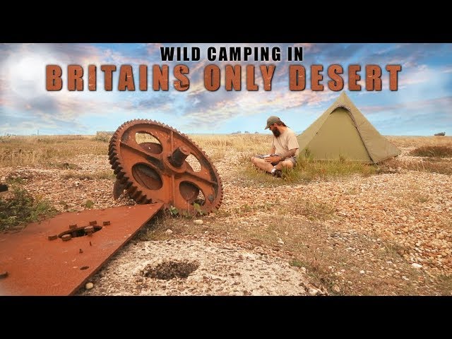 Wild Camping in Britains only Desert