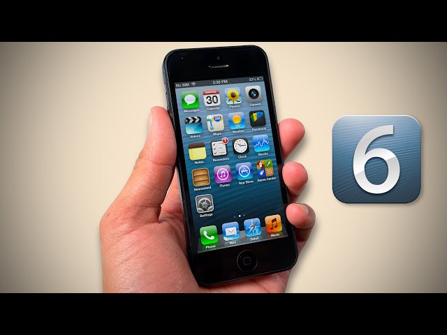 downgrading an iPhone 5 to iOS 6!