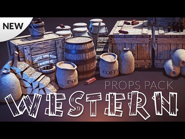 NEW ASSET PACK! - Western Props
