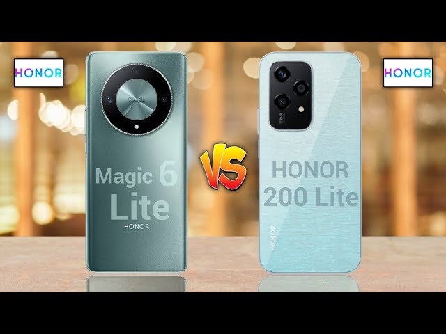 Honor Magic 6 Lite 5G Vs Honor 200 Lite 5G