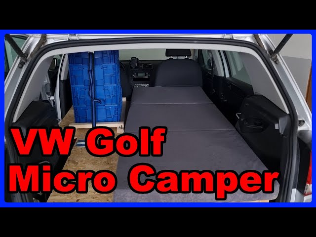 Die letzten Anpassungen im neuen Camper | VW Golf Micro Camper (Teil3/3)