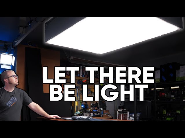 Let There Be LIGHT! (Building a HUGE Overhead Softbox Diffuser)