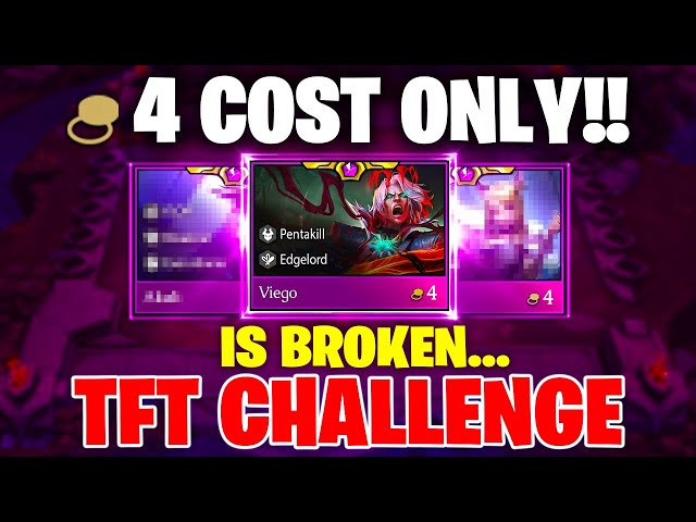 TFT Set 10 is COMPLETLY BALANCED - 4 Cost Only CHALLENGE