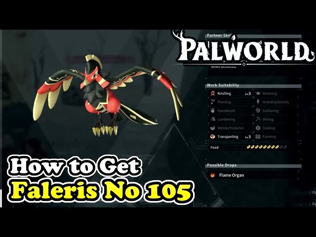 Palworld How to Get Faleris (Palworld No 105)