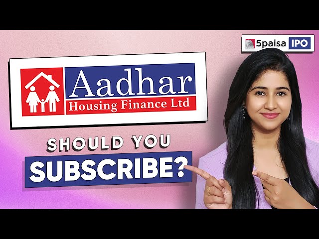 Aadhar Housing Finance IPO - APPLY or NOT? | Aadhar Housing Finance IPO Review