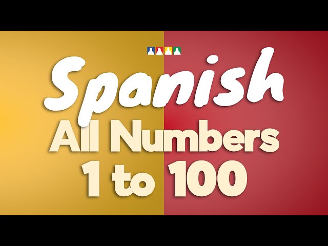 Count in Spanish to 100 | How to count to 100 in Spanish slowly
