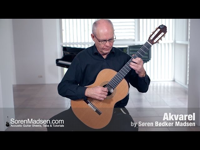 Akvarel (Soren Madsen) - Danish Guitar Performance - Soren Madsen