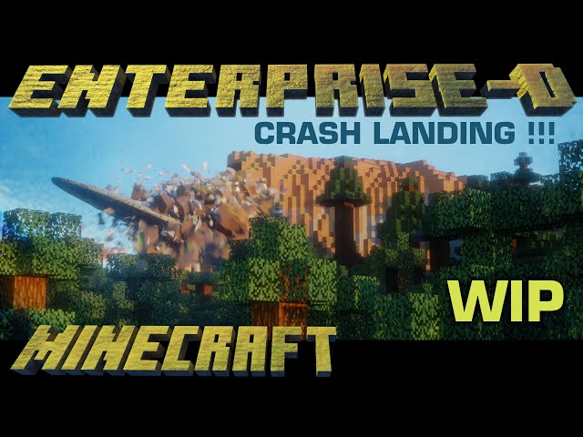 Minecraft Enterprise-D Crash WIP