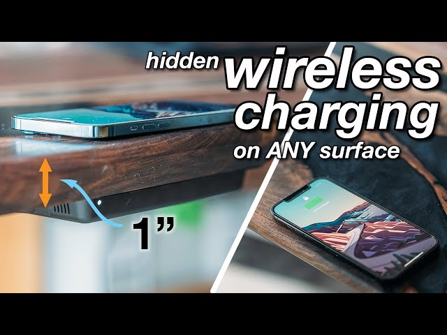 THE ULTIMATE Hidden Wireless Charger For EVERYONE! | Kew Labs