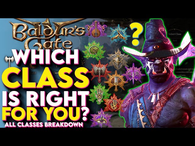 Which Class Is Right For You In Baldurs Gate 3? - Baldur's Gate 3 Class Guide (BG3 Tips and Tricks)