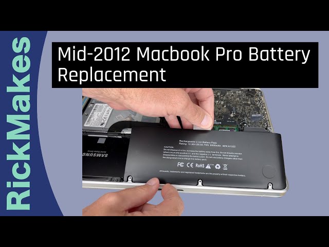 Mid-2012 Macbook Pro Battery Replacement