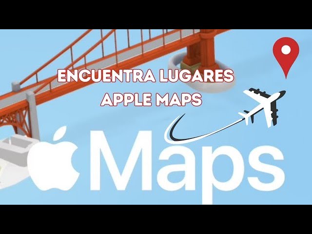 How to find places with iPhone Apple Maps App at the airport or shopping malls!