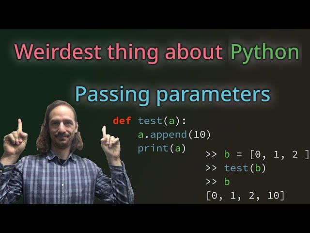 The weirdest thing in Python - passing parameters to functions