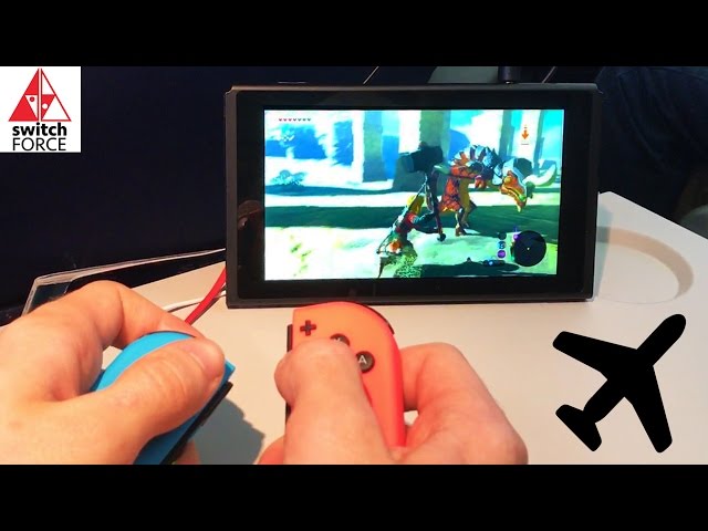 PLAYING SWITCH ON AN AIRPLANE - What It's Like and How It Feels