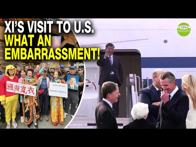 1st Time! CCP leader's visit to the U.S. met with massive protests and unexpected embarrassments