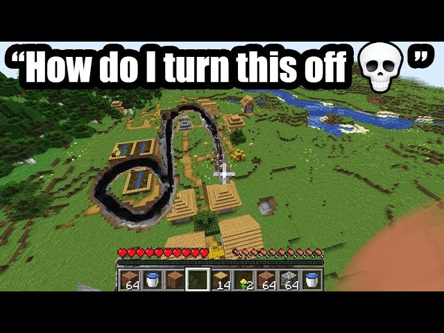 Minecraft, but I can't turn off my 1,000,000 CPS Autoclicker