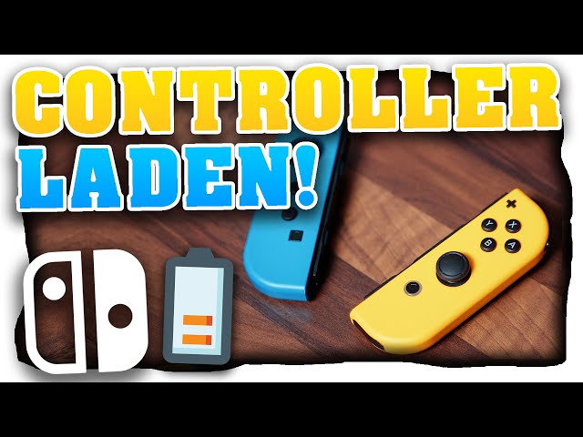 Nintendo Switch Controller Laden! So einfach lädst du den Joy-Con Controller wieder auf! (Deutsch)