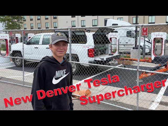 New Denver Tesla Supercharger near the airport