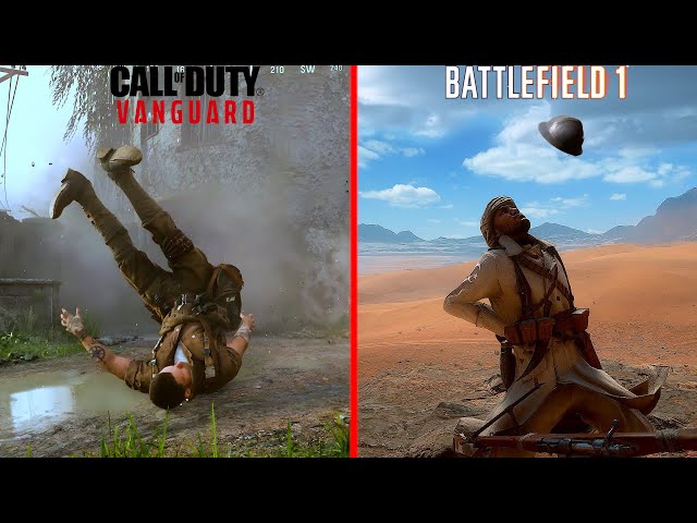 Call of Duty: Vanguard VS Battlefield 1  - Attention to Detail Comparison