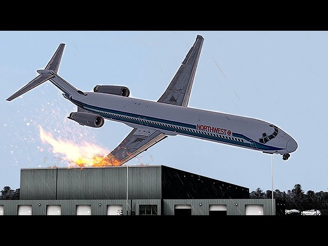 Crashing Immediately After Takeoff in Detroit | Alarming Silence | Northwest Airlines 255