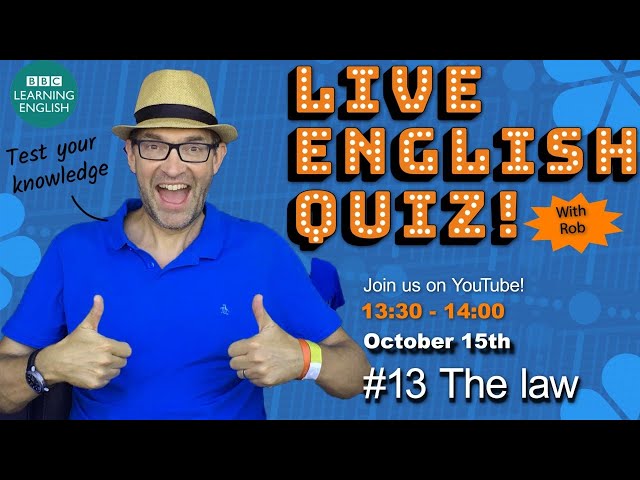 The Friday Quiz #33 - The Law