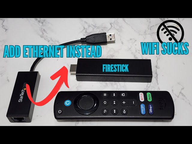Boost Your Amazon Firestick Speed & Reliability: Switch to Ethernet Connection!